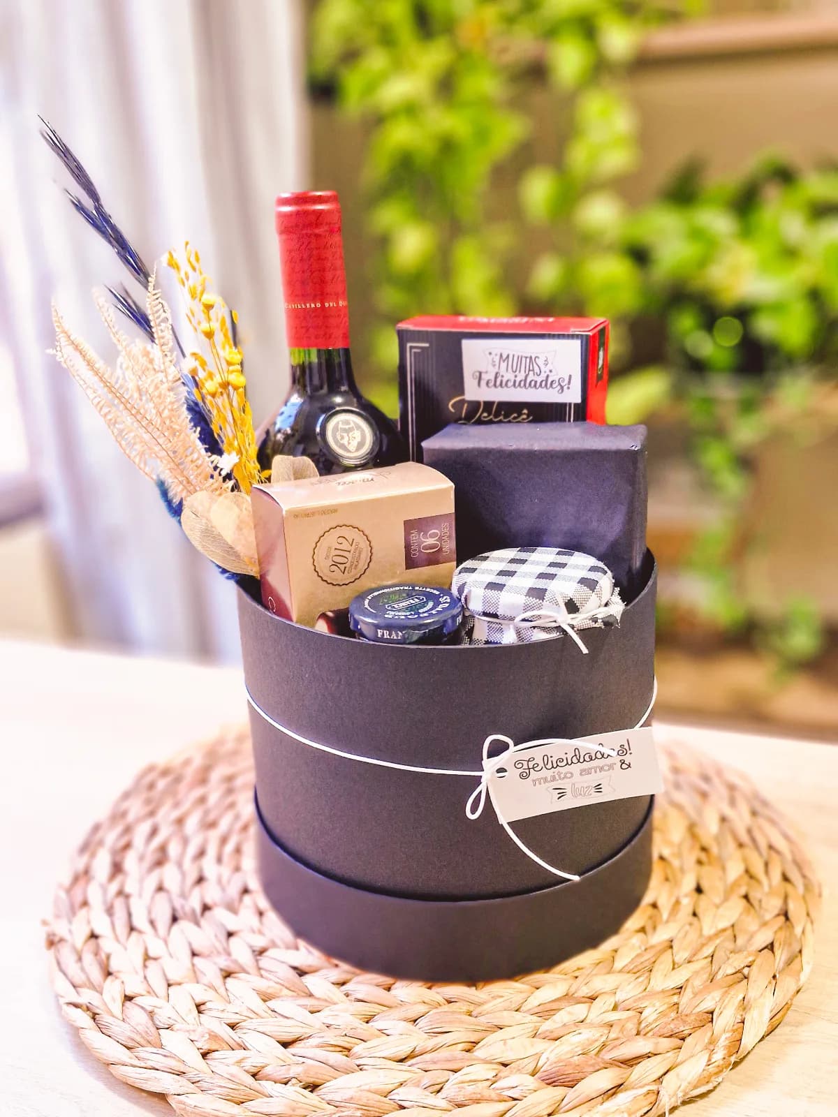 Box Vinho e Chocolate